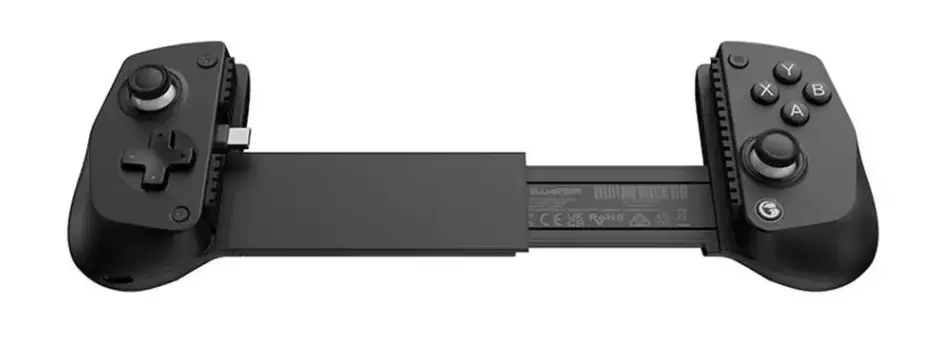 Sistema de ajuste extensível do GameSir X5 Lite adaptado a diferentes tamanhos de smartphone